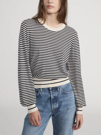 Frame The Striped Knit Sweater