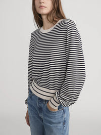 Frame The Striped Knit Sweater