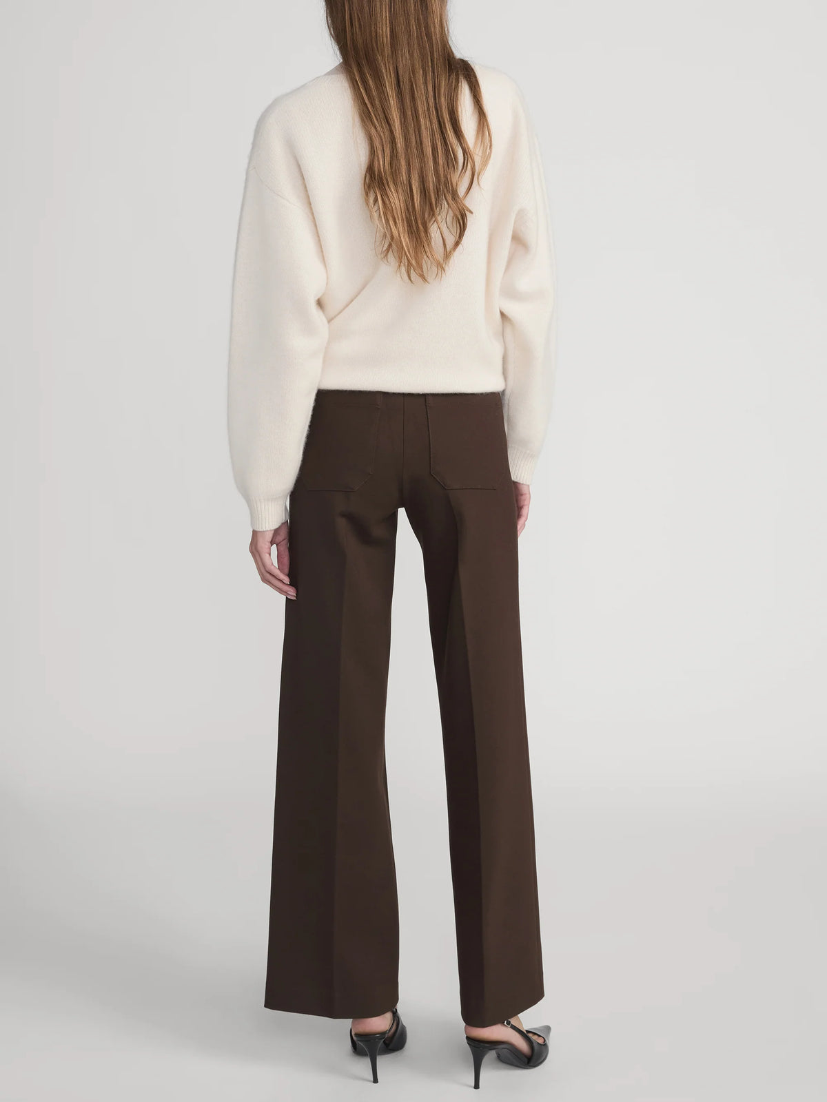 Frame The Slim Palazzo Trouser Americano