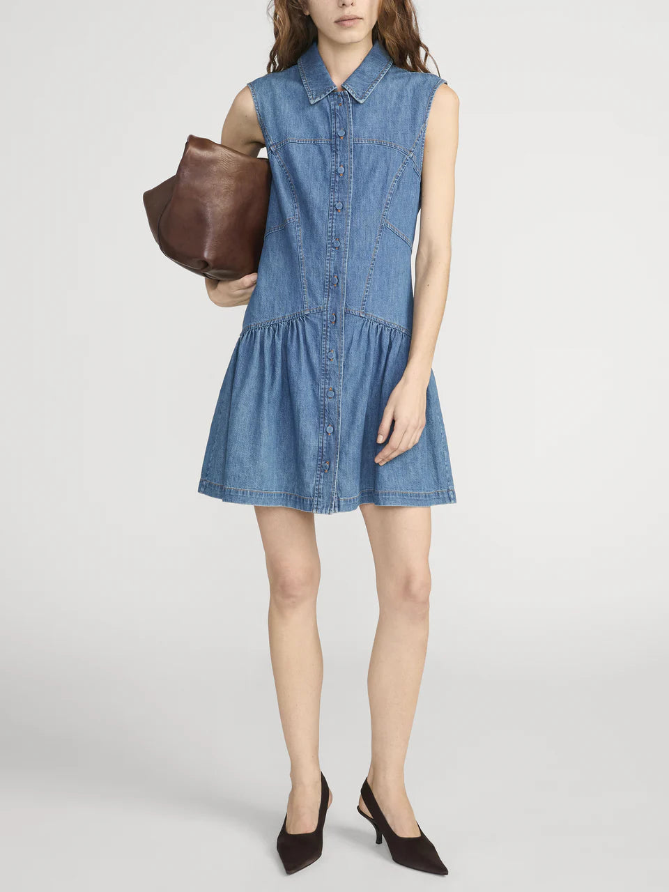 Frame La Robe de jour en denim Deira