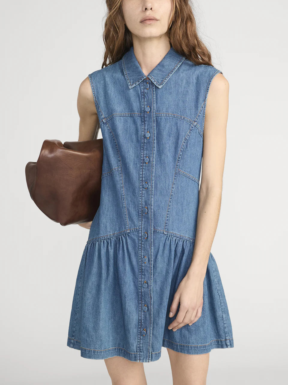 Frame La Robe de jour en denim Deira