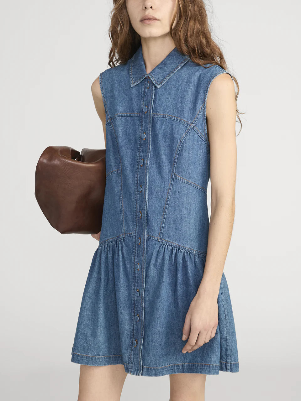 Frame La Robe de jour en denim Deira