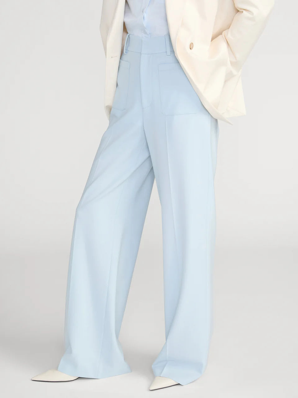 Frame Le Pantalon raffiné Bleu clair