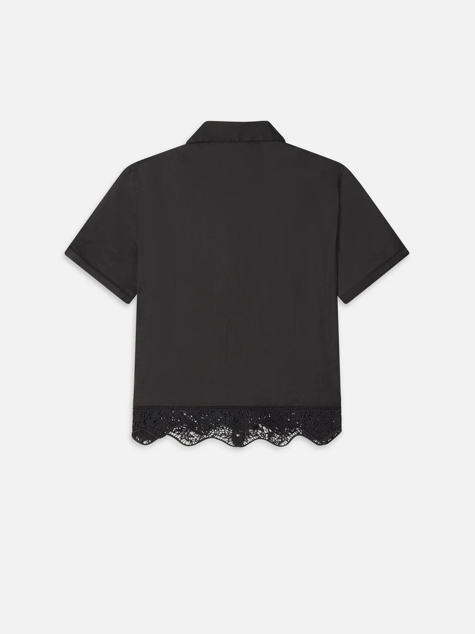 Frame The Embroidered Seaside Shirt Black