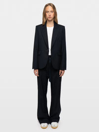 Zadig & Voltaire WWPA01915 Pantalon Tailleur Strass Poma Encre