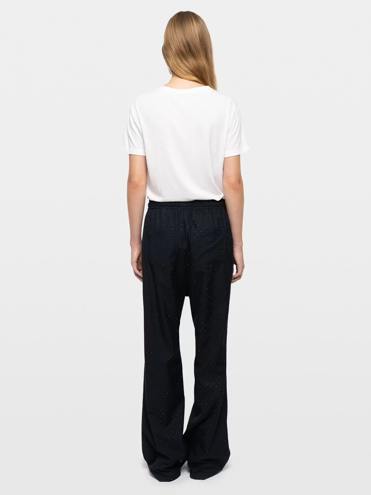 Zadig & Voltaire WWPA01915 Pantalon Tailleur Strass Poma Encre