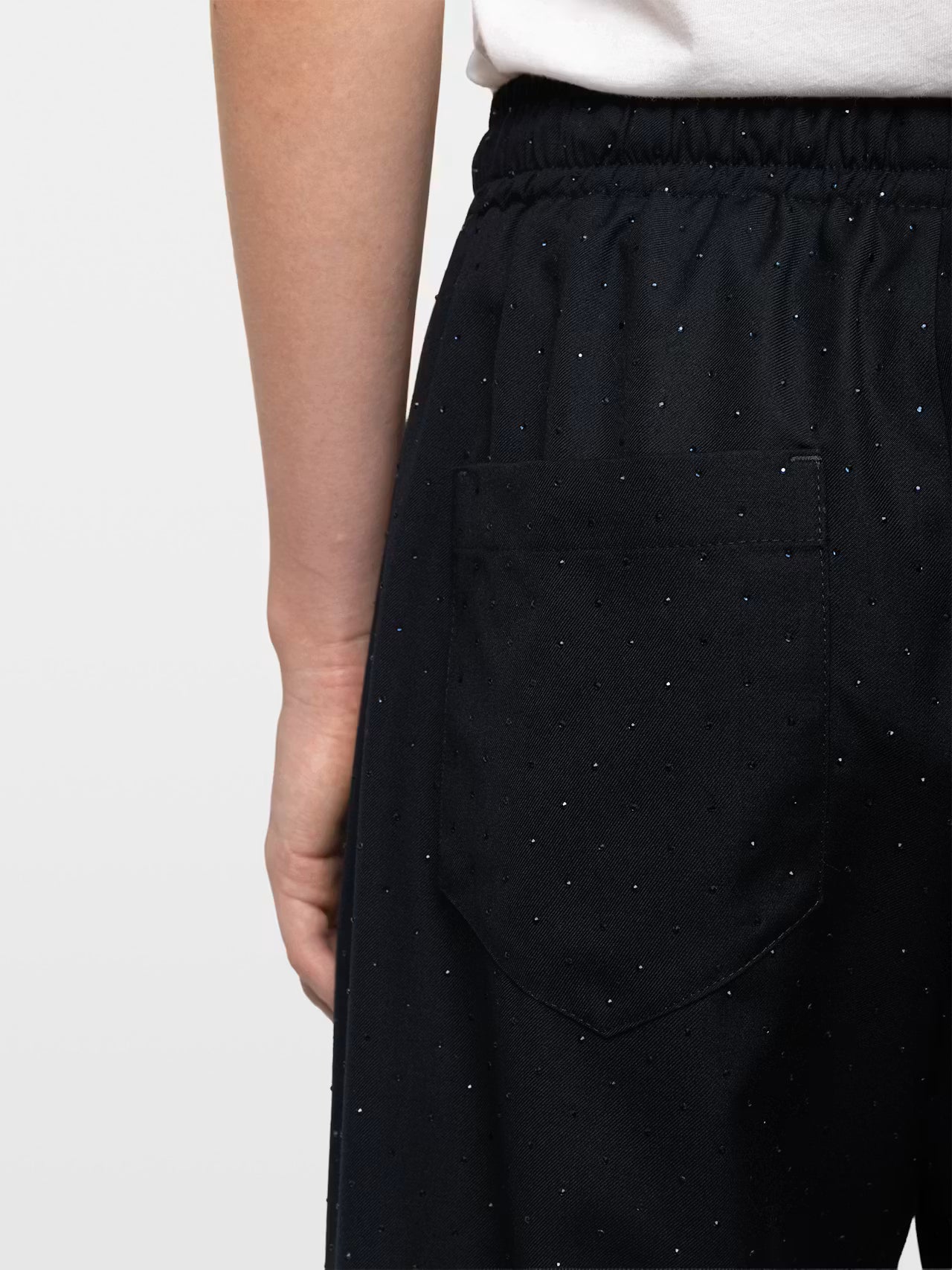Zadig & Voltaire WWPA01915 Pantalon Tailleur Strass Poma Encre