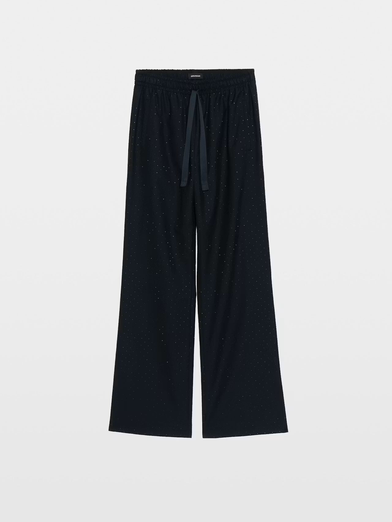 Zadig & Voltaire WWPA01915 Pantalon Tailleur Strass Poma Encre