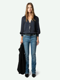 Zadig & Voltaire Tinous Satin Shirt