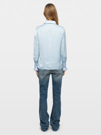 Zadig & Voltaire Thely Satin Blouse - Oxford Blue