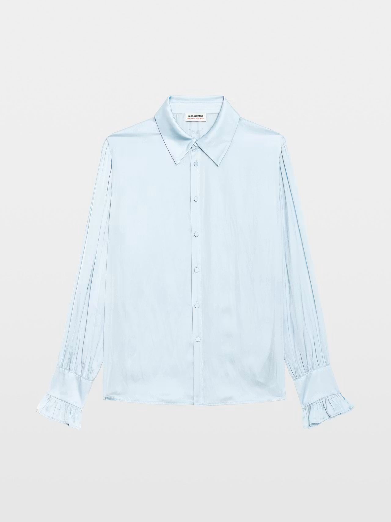 Zadig & Voltaire Thely Satin Blouse - Oxford Blue