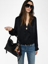 Zadig & Voltaire Blouse en satin Tussi