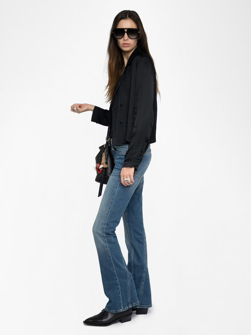 Zadig & Voltaire Blouse en satin Tussi