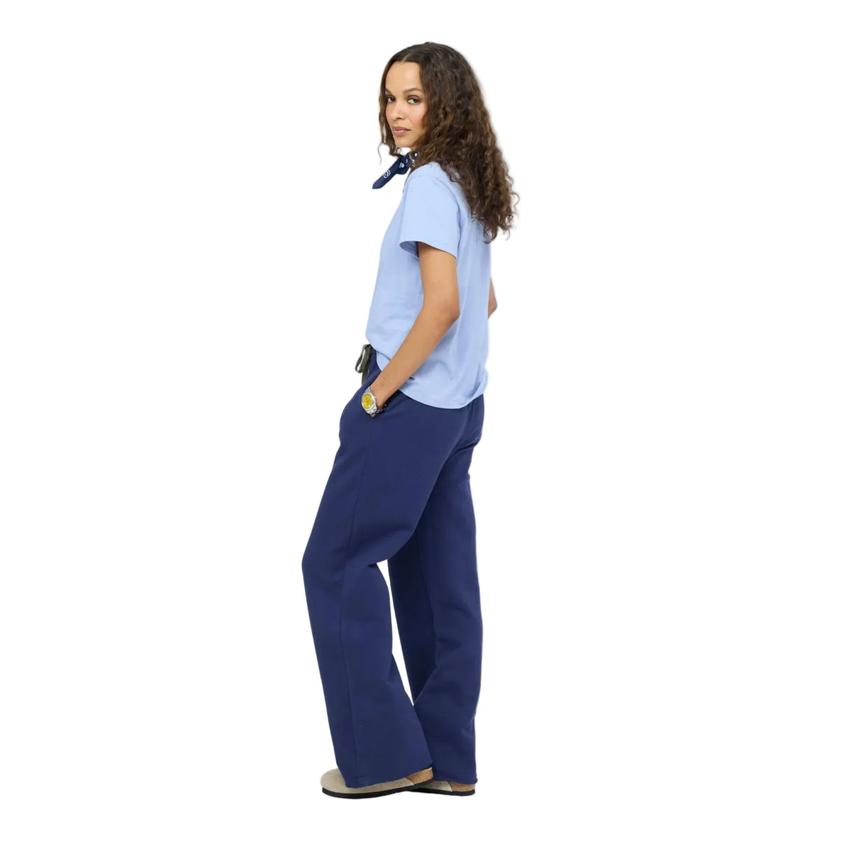 Kerri Rosenthal Weekend Barb Sweatpant Indigo Blue