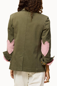 Kerri Rosenthal Workday Love Blazer - Army Green