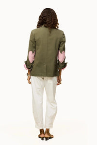 Kerri Rosenthal Workday Love Blazer - Army Green