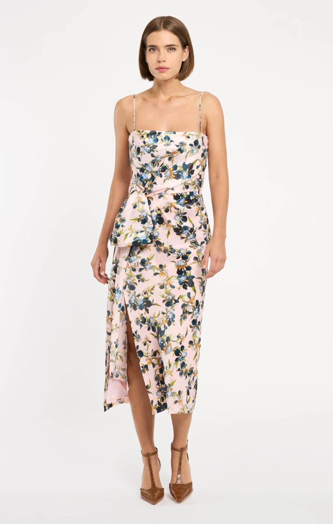 Cinq A Sept Robe Tilsa Iris Traînant