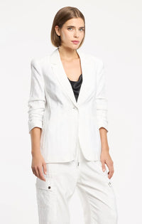 Cinq A Sept Tumbled Woven Khloe Blazer