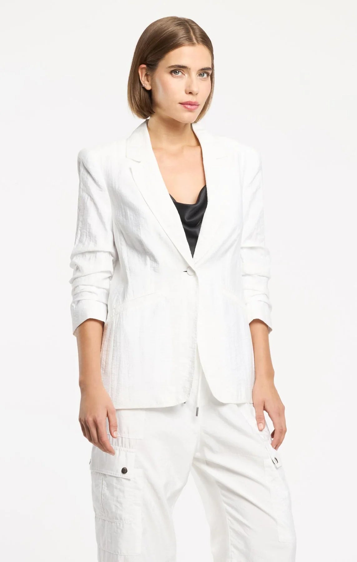 Cinq A Sept Tumbled Woven Khloe Blazer