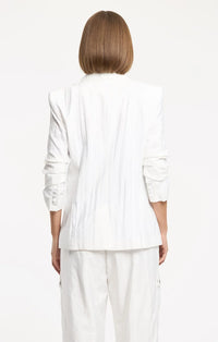 Cinq A Sept Tumbled Woven Khloe Blazer