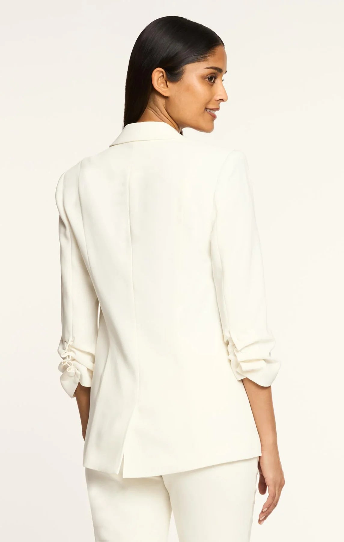 Blazer Crêpe Khloe Cinq A Sept Ivoire