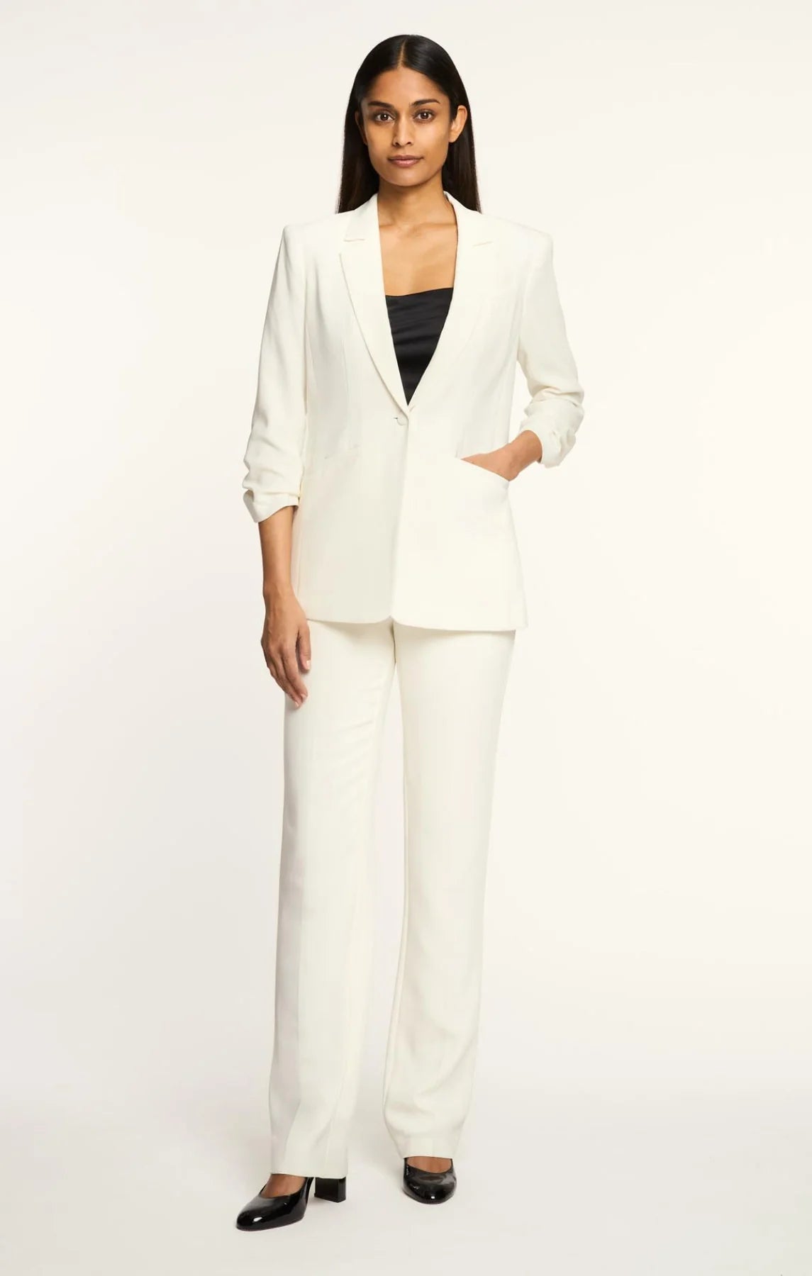 Blazer Crêpe Khloe Cinq A Sept Ivoire