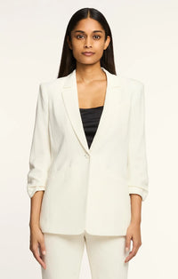 Blazer Crêpe Khloe Cinq A Sept Ivoire