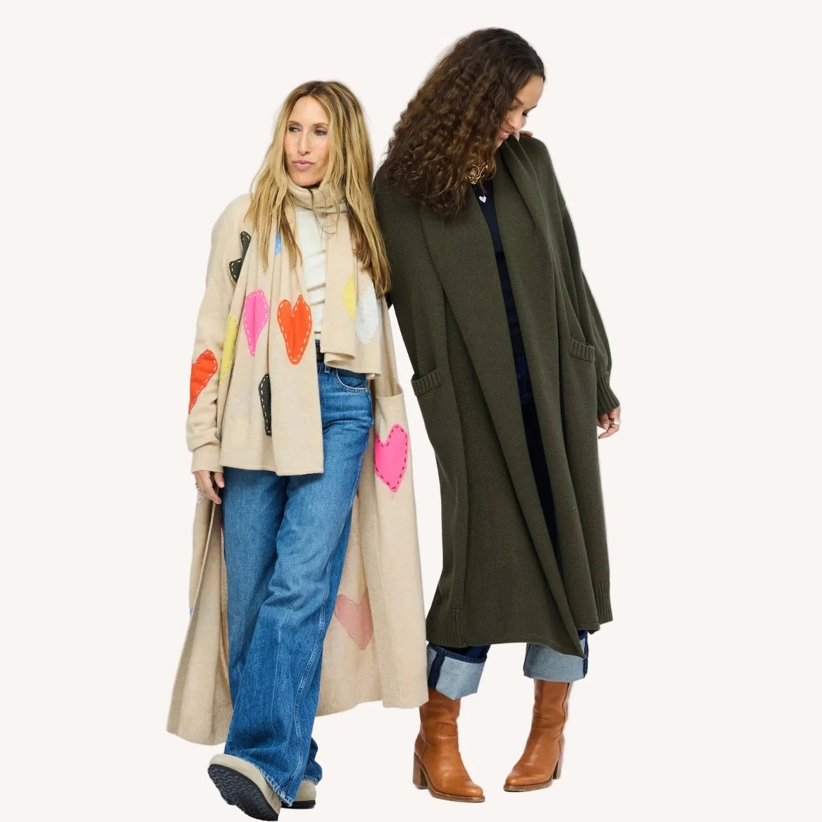 Kerri Rosenthal Super Duper Zero Waste Duster Camel-Multi