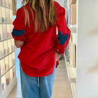 Kerri Rosenthal Jack Shirt Red