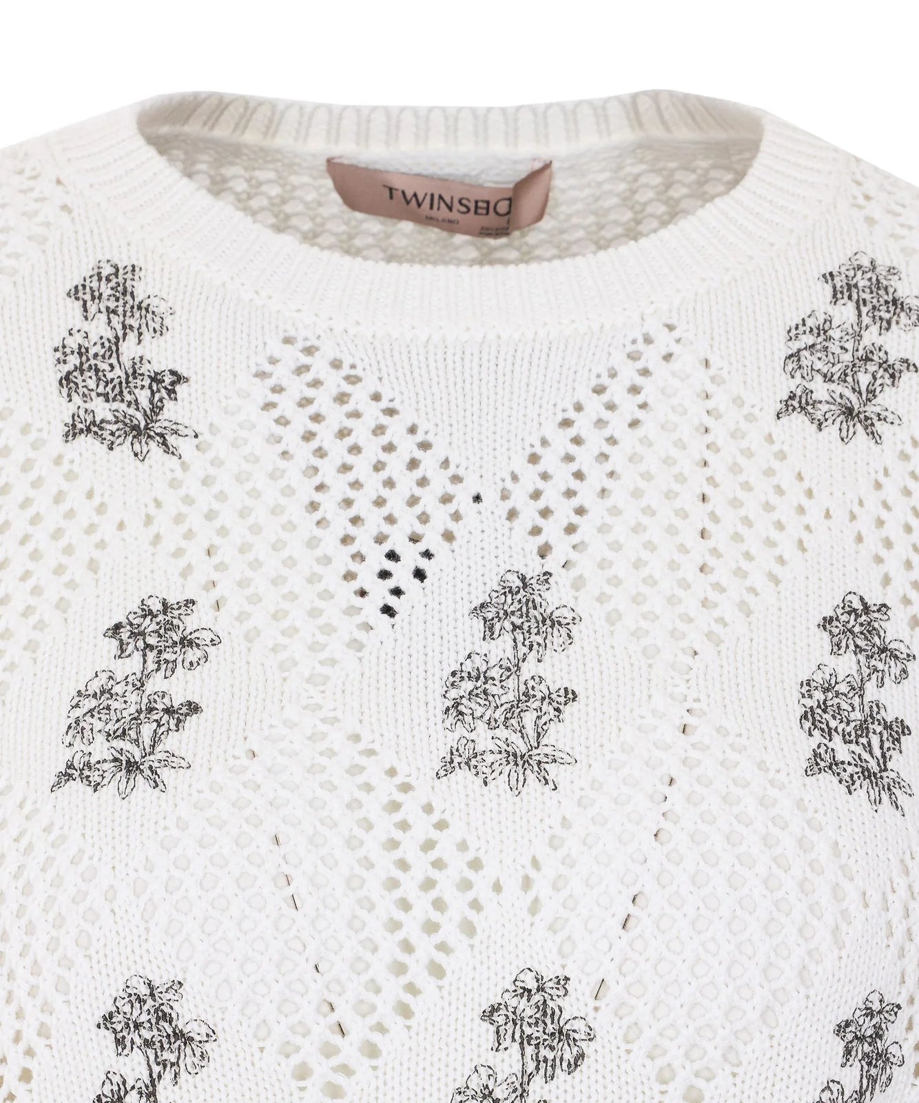 Twinset Embroidered Detailed Knitted Top