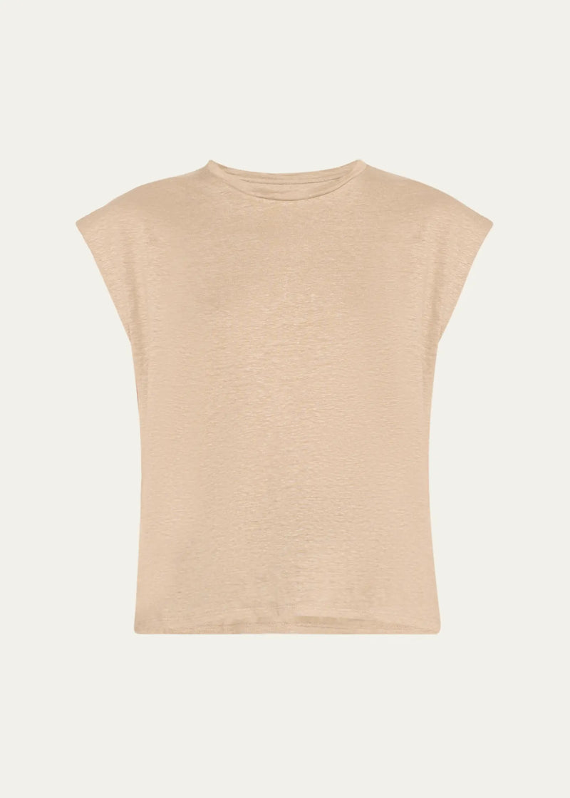 Majestic Filatures Stretch Linen Muscle Tee