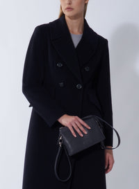 Cinzia Rocca Genuine Leather Crossbody Bag With Three Compartments