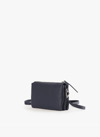 Cinzia Rocca Genuine Leather Crossbody Bag With Three Compartments