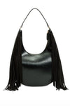 Twinset Large Hobo Bag with Fringe