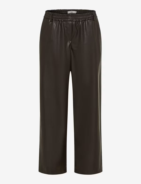 Brax Women's Wide Leg Trousers Style MAINE S - Brunette