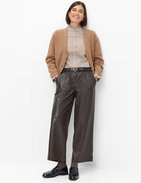 Brax Women's Wide Leg Trousers Style MAINE S - Brunette