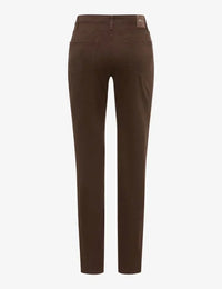 BRAX Cotton Winter Dream Trousers Style Mary - Dark Chocolat