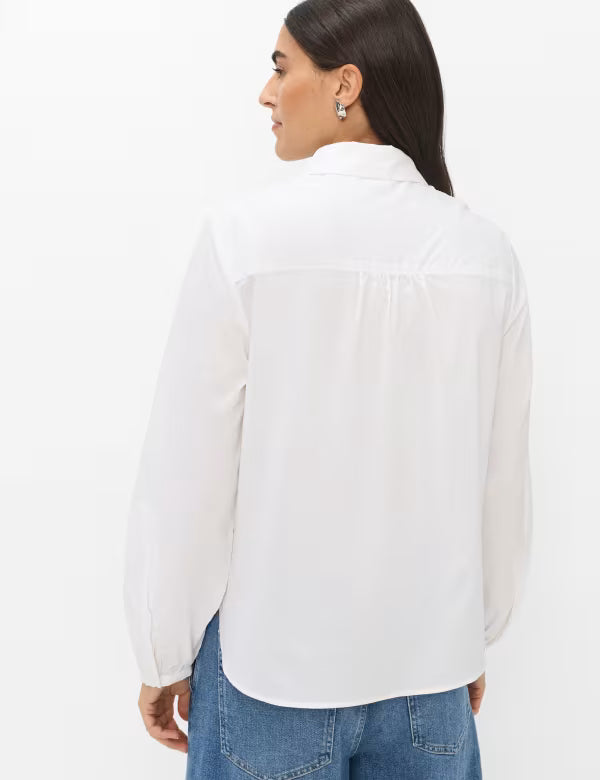Brax Vic Frill Women's Blouse - White