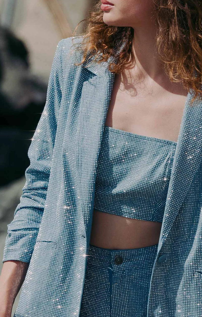 Chambray Heatset Kylie Jacket