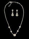 Ensemble collier et boucles d'oreilles Rose Elen Henderson