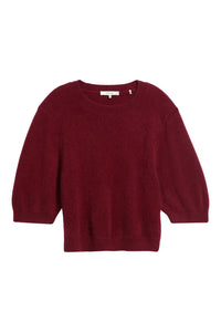 Frame The Brushed Chalet Sweater Deep Garnet