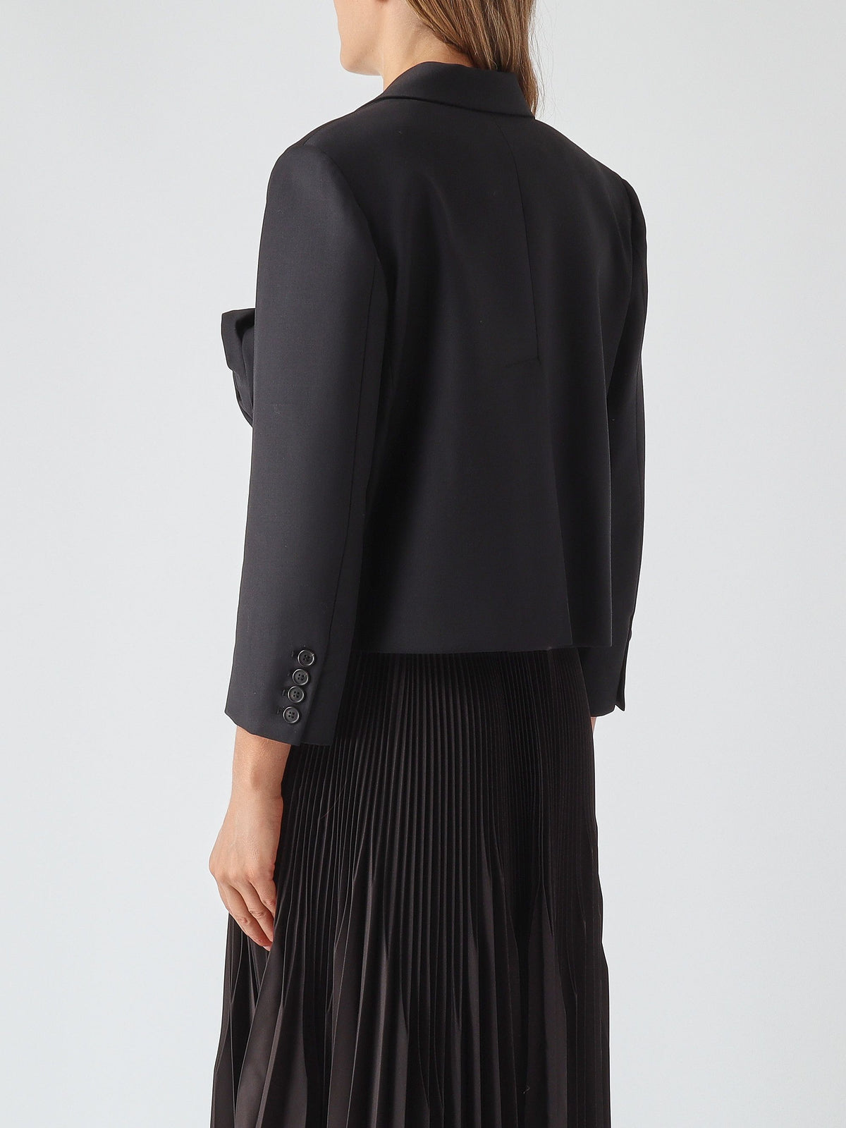 Meimeij Rosette Jacket Black