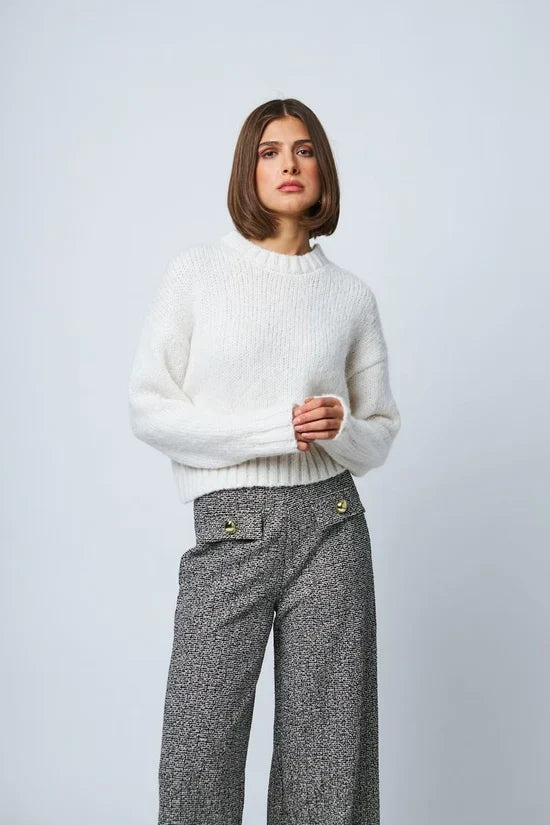 Line Hattie Sweater - Snowfall