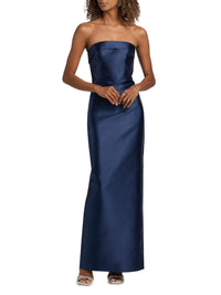 Theia Gaia Strapless Column Gown
