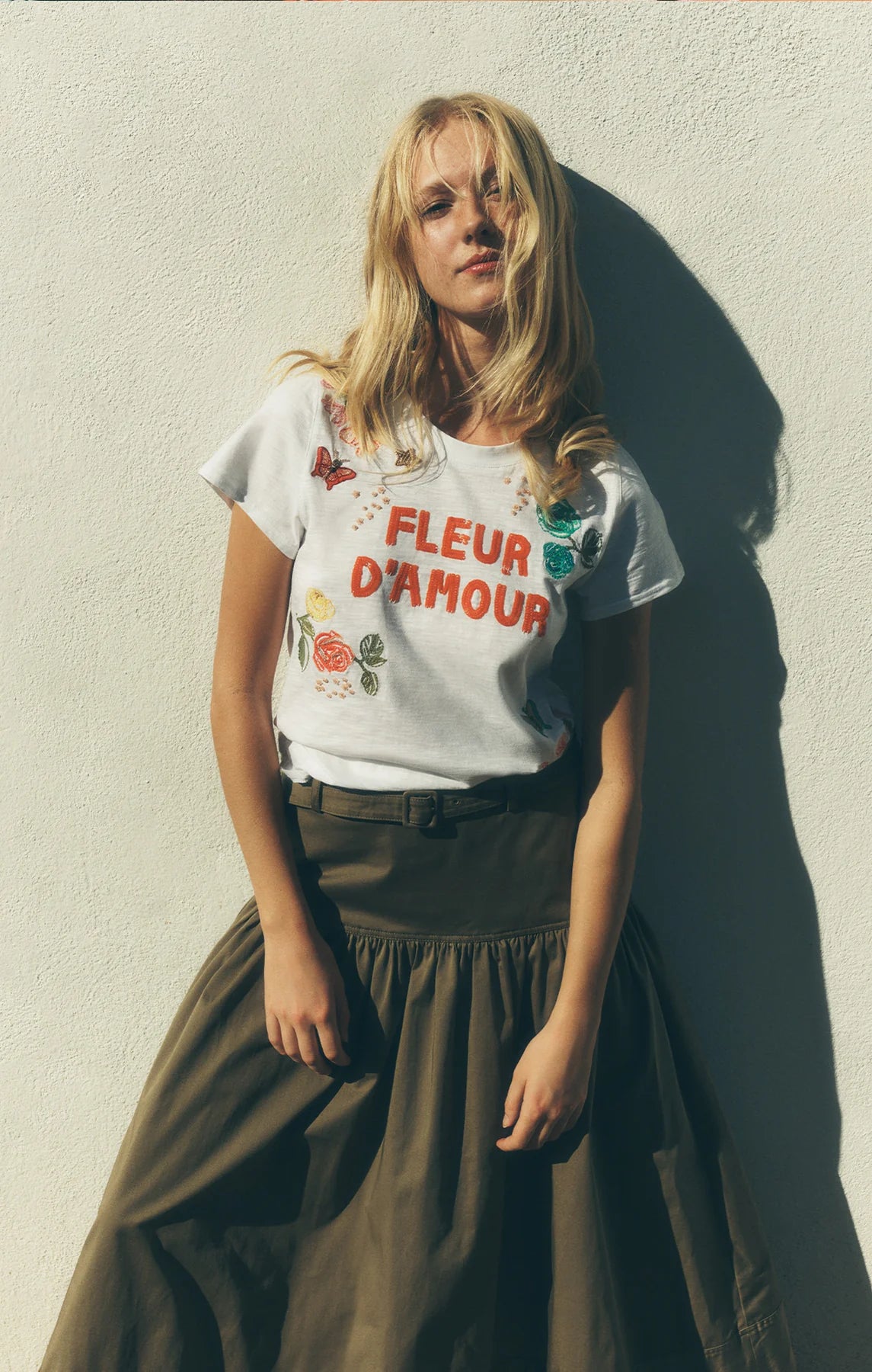 Cinq A Sept Fleur Damour Angeli Tee
