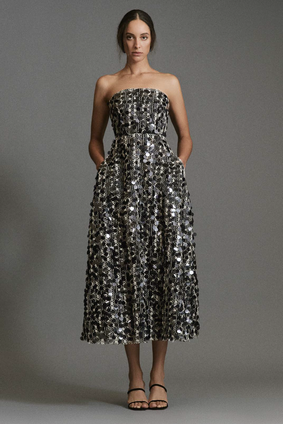 Greta Constantine Xestia Dress Black