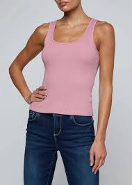L'Agence Adira Scoop Neck Tank Top Lilas