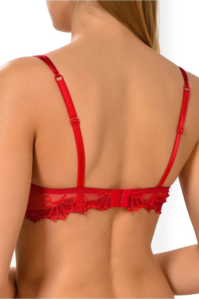 LISE CHARMEL C88 DRESSING FLORAL UNDERWIRED HALF CUP BRA