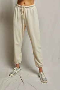 Perfect White Tee French Terry Easy Sweatpant Sugar