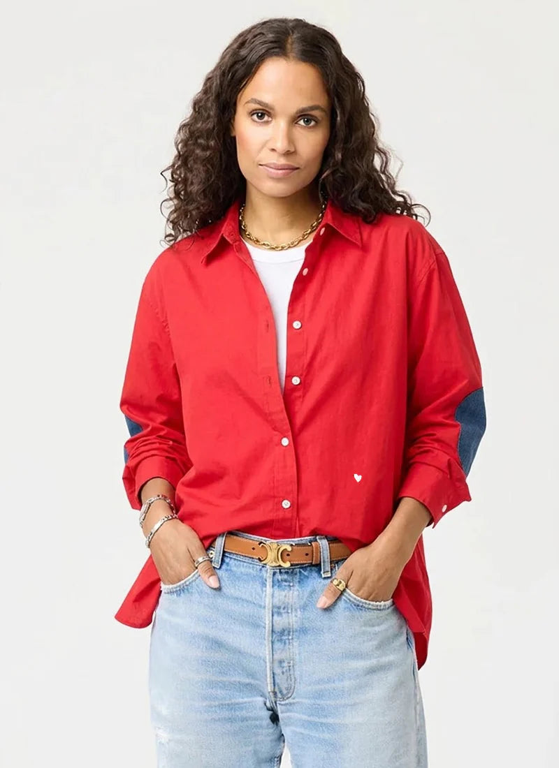 Kerri Rosenthal Jack Shirt Red